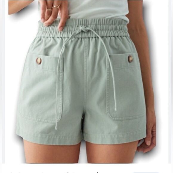 & Other Stories Relaxed High Waisted Shorts - Picture 1 of 5